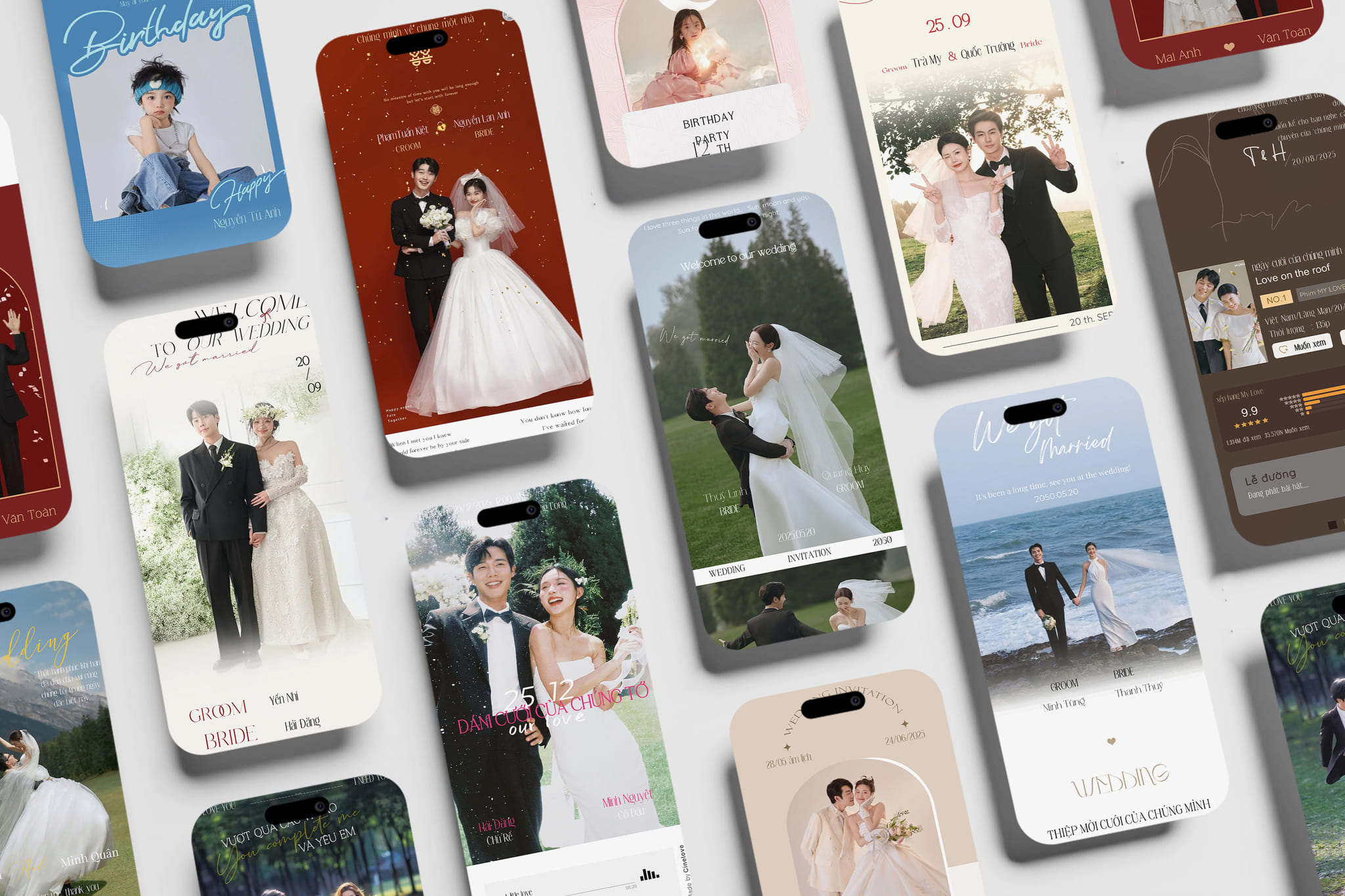 Tạo thiệp cưới online trọn gói